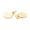 Golden Plated 304 Stainless Steel Charms STAS-C022-01I-G-3