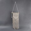 Cotton Cord Macrame Woven Wall Hanging HJEW-C010-10-3