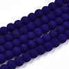 Opaque Glass Beads Strands X-GLAA-T032-P4mm-MD03-1