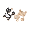 Alloy Enamel Pendants ENAM-K082-01F-KCG-2