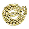 Electroplate Non-magnetic Synthetic Hematite Beads Strands G-S352-65A-01-2