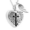 Heart and Wing Urn Ashes Pendant Necklace BOTT-PW0001-039G-1
