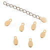 50Pcs 304 Stainless Steel Charms STAS-CJ0001-164G-3