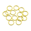 Spray Painted Iron Open Jump Rings IFIN-F149-B13-1