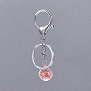 Glass Pendants Keychain KEYC-JKC00192-M-2