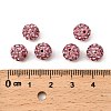 Polymer Clay Rhinestone Beads RB-H284-8MM-209-2