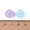 Transparent Acrylic European Beads OACR-Q200-13-4