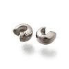 304 Stainless Steel Crimp Beads Covers LS-X-STAS-P239-34P-03-2