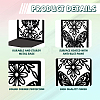 Non-Skid Iron Bookend Display Stands AJEW-WH0548-007-3