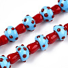 Handmade Lampwork Beads Strands X-LAMP-N024-09H-2