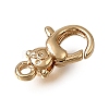 Brass Lobster Claw Clasps KK-CBA4292-07G-2