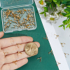 80Pcs 201 Stainless Steel Ice Pick Pinch Bails STAS-BBC0009-01-3