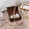 Retro Rectangle Wooden Storage Treasure Chests for Trinkets AJEW-WH0871-84A-4