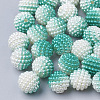 Imitation Pearl Acrylic Beads OACR-T004-10mm-04-1