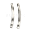 Non-Tarnish 304 Stainless Steel Tube Beads STAS-B047-27D-P-1