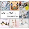 DIY Stretch Bracelets Making Kits DIY-NB0004-41-6