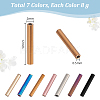623Pcs 7 Style Glass Bugle Beads SEED-PH0002-12-2