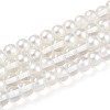 Baking Paint Transparent Glass Beads Strands DGLA-N011-6mm-01-1
