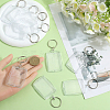 50Pcs Acrylic Photo Frame Keychain ZXFQ-SP0001-01-3