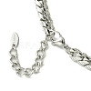 304 Stainless Steel Chunky Necklaces NJEW-Q322-03P-4