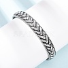 Retro 316 Surgical Stainless Steel Cuff Bangles BJEW-C142-14C-AS-1