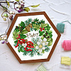 Winter Theme Flower Pattern Cross-stitch Beginner Kits PW-WG32524-03-1