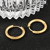 202 Stainless Steel Huggie Hoop Earrings EJEW-F111A-16mm-G-3