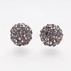 Polymer Clay Rhinestone Beads RB-K050-8mm-C14-2