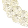 Baking Paint Transparent Glass Beads Strands GL-CBA2ED2-04J-3