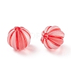 Frosted Transparent Acrylic Beads X-FACR-E001-01-3
