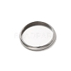 Non-Tarnish Stainless Steel Plain Edge Bezel Cups X-STAS-M226-03B-3