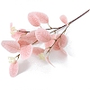 Silk Cloth & Plastic Artificial Eucalyptus Leaf PW-WG68C90-02-1
