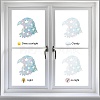Gorgecraft Waterproof PVC Colored Laser Stained Window Film Adhesive Stickers DIY-WH0256-037-6