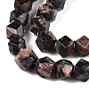Natural Glaucophane Beads Strands G-T138-34-3
