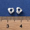 Valentine's Day Brass Micro Pave Cubic Zirconia Beads KK-P256-10S-02-3