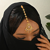 Brass Hair Bobby Pins Indian Forehead Chains QG8964-4