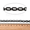 304 Stainless Steel Rectangle Link Chains CHS-S012-26B-A-2