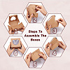 Square Paper Biscuit Boxes with Lace Edged Square Clear Window CON-TAC0001-12A-02-3