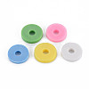 Handmade Polymer Clay Beads Strands CLAY-R089-8mm-T012-4