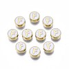 Alloy Enamel Beads ENAM-N052-006-01F-RS-1
