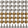 12 Bags 2 Colors Zinc Alloy Decorative Rivets FIND-FG0005-52B-1