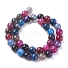 Natural Striped Agate/Banded Agate Beads Strands G-G582-10mm-53-2