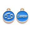 Alloy Enamel Pendants LS-ENAM-S124-01B-02D-1