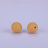 Round Silicone Focal Beads SI-JX0046A-115-2