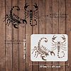Large Plastic Reusable Drawing Painting Stencils Templates DIY-WH0202-197-2