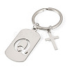 1Pc Stainless Steel Keychains KEYC-TADJ0001-08Q-1