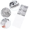 2Pcs 2 Styles Plastic Embossing Folders DIY-CP0008-89-6