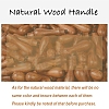 DIY Wood Wax Seal Stamp AJEW-WH0131-248-3