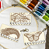  8-Position Wood Embroidery Thread Storage Trays TOOL-WH0056-024-4