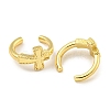 Brass Cuff Earrings EJEW-C104-136G-2